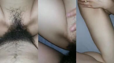 熟女阿姨 有点害羞 老拿手挡逼 被无套输出 鲍鱼有点黑